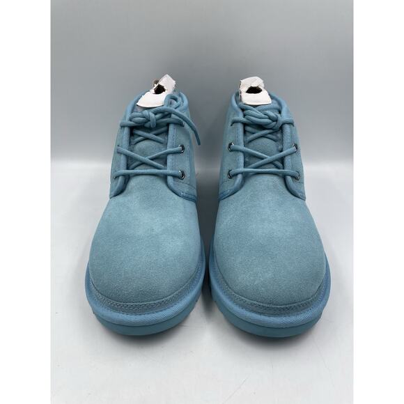 UGG Neumel Suede Lace-Up Chukka Boots Men\'s 9 Blue Sheepskin 3236 New Defect main image 9